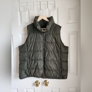 Womens old navy puffer vest xxl green